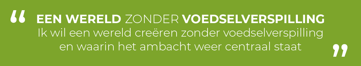 Joep GOMMANS Ik wil een wereld creëren zonder voedselverspilling en waarin het ambacht weer centraal staat