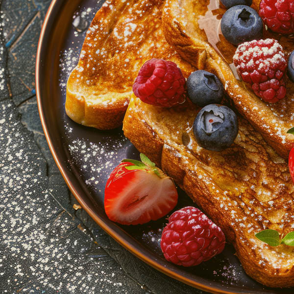 Overgebleven Boterhammen in een Zoet Jasje. Met wat oude witte boterhammen en restjes fruit maak je in een handomdraai deze heerlijke wentelteefjes! Perfect voor een zoete lunch of ontbijt, én je redt je fruit van verspilling. Verspil minder, geniet meer met koken met restjes. Ontdek hoe je creatieve maaltijden op tafel zet en bespaar geld!