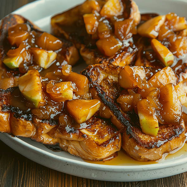 Een heerlijk geurig ontbijt of snack. Deze wentelteefjes uit de oven zijn perfect om je oude witte boterhammen en overrijpe appels een tweede leven te geven. Koken met restjes was nog nooit zo lekker én duurzaam! Laat de geur van appel en kaneel je keuken vullen en geniet.